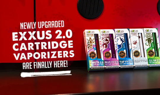 Recién llegado: ¡Los vaporizadores de cartucho Exxus 2.0 recientemente actualizados finalmente están aquí! 