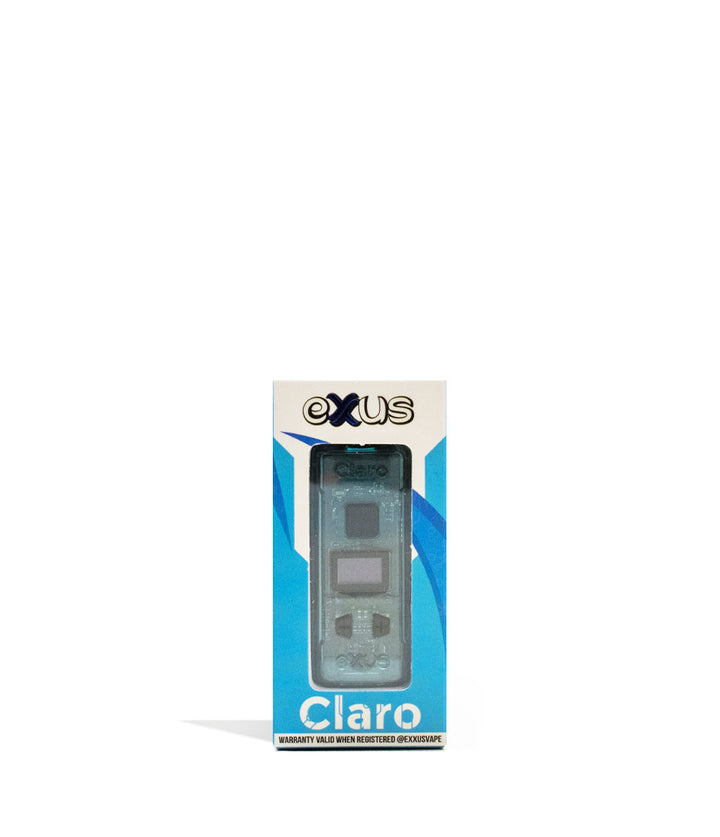 Exxus Vape Claro Cartridge Vaporizer Blue packaging on white background